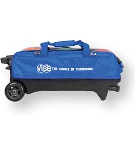 Amazon.com: Vise 3 Ball Tote Roller Bowling Bag